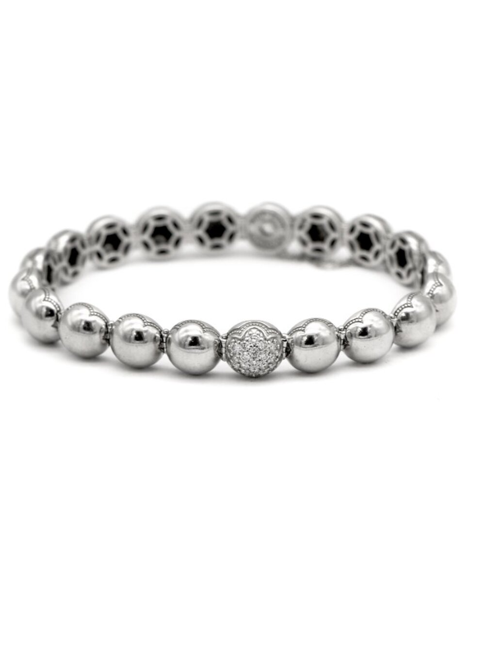 TACORI 925 18K Dew Drops Diamond Pavé Bracelet